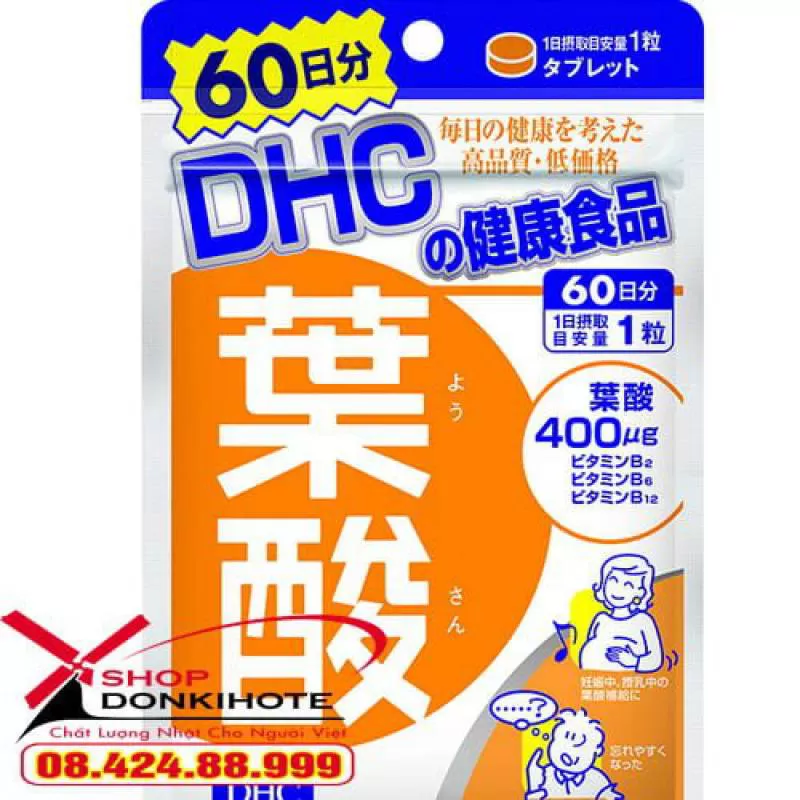 Viên uống cho mẹ bầu DHC Axit Folic Nhật Bản tại Donkivn.com
