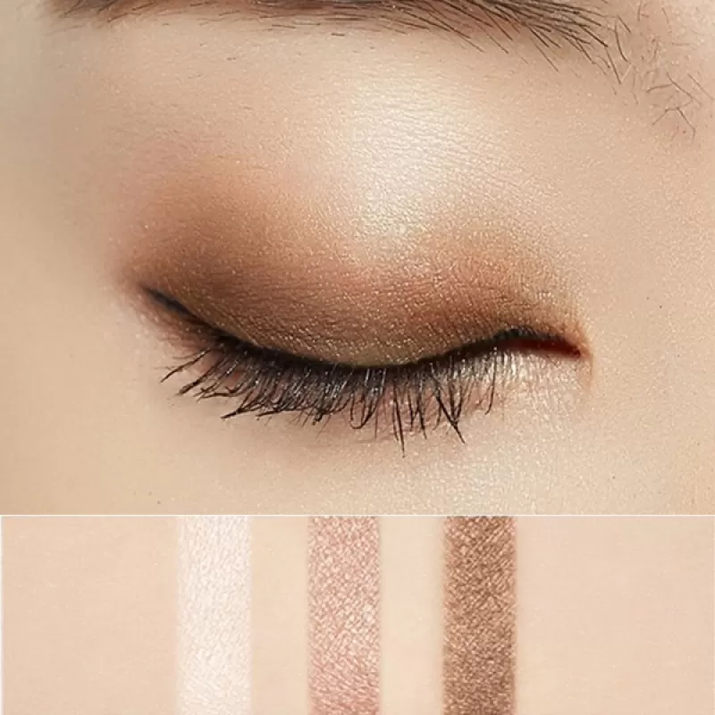 Phấn Mắt 3 Màu Missha Triple Shadow - #3 Mocha Beige