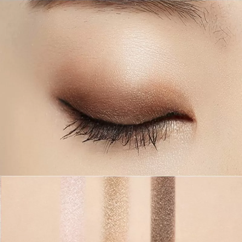 Phấn Mắt 3 Màu Missha Triple Shadow - #4 Chocolate Brown