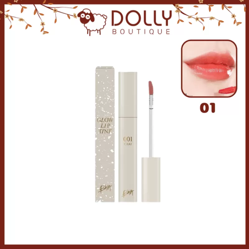 Son Tint Bóng Bbia Glow Lip Tint #01 Chai ( Màu Cam Đào )