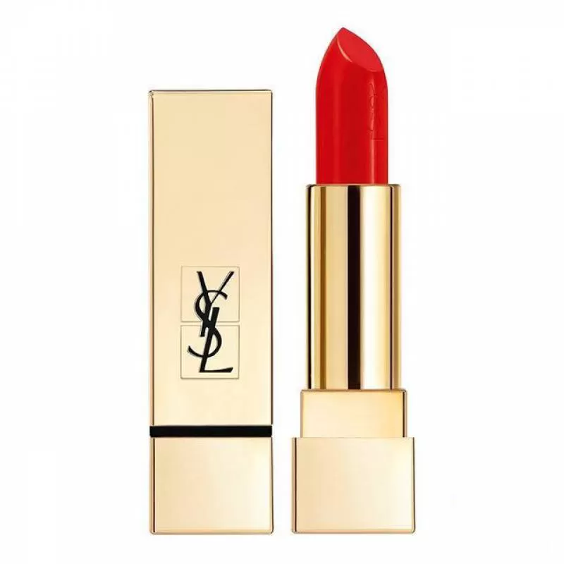 Son YSL Rouge Pur Couture Satin Radiance Lipstick 73 Rhythm Red – Màu Đỏ Tươi Ánh Cam