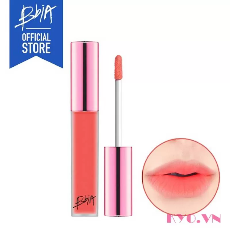 Son Bbia last velvet lip tint Version 2 Coral Attack 07 – Cam sữa