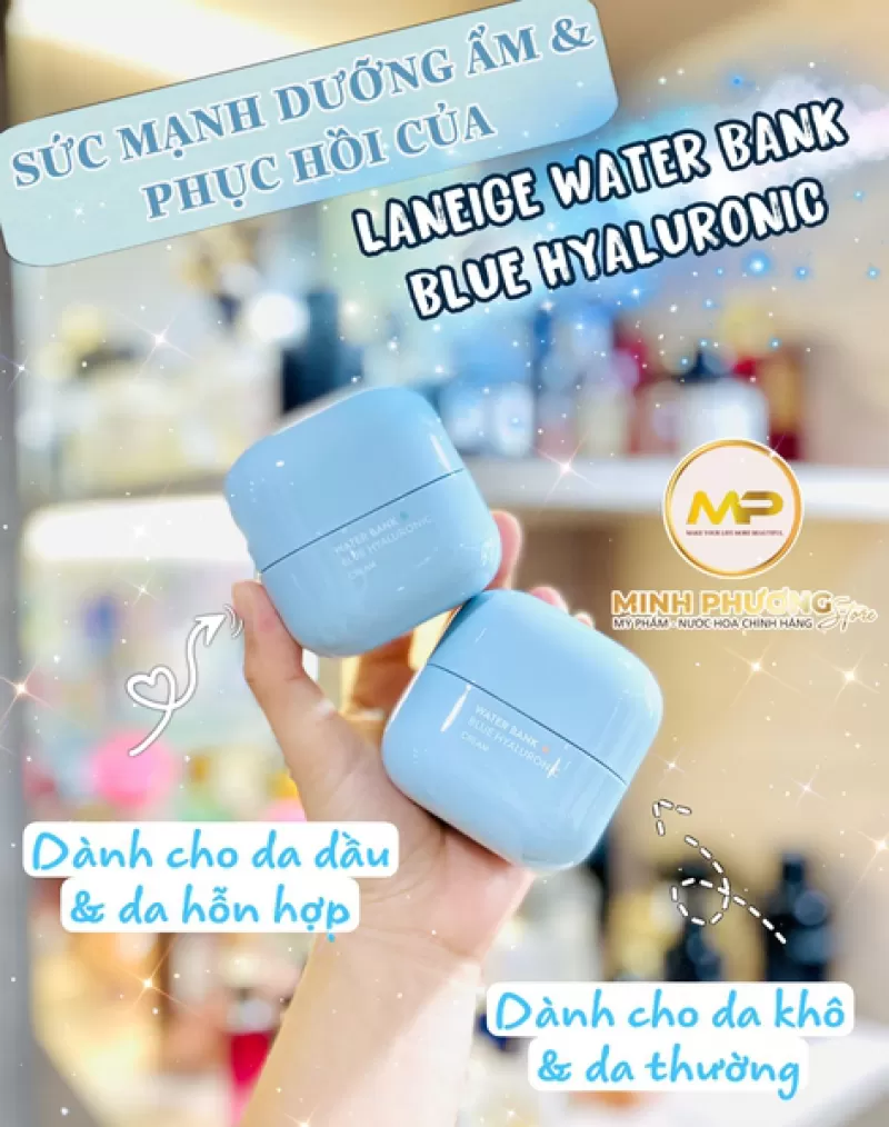 Kem Dưỡng Ẩm Laneige Water Bank Blue HA Cream