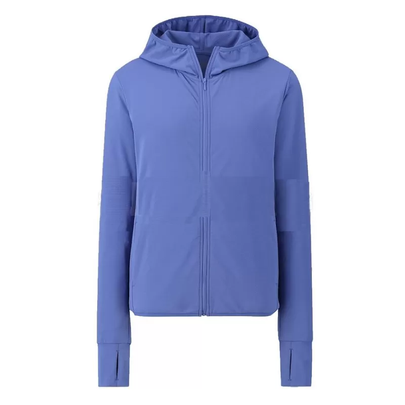 Áo chống nắng Uniqlo Airism thun lạnh thoáng mát, co giãn tốt, #65 Blue - size M