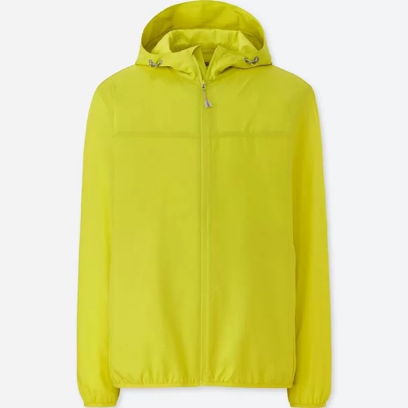 Áo gió nam Uniqlo chống nắng, cản mưa, gió, bụi siêu thoáng, #52 Green - size L