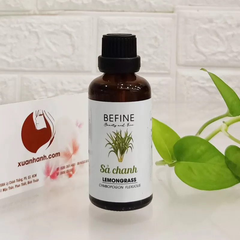 Tinh dầu thiên nhiên Befine Lemongrass Essential - Sả Chanh kháng khuẩn, đuổi muỗi, côn trùng