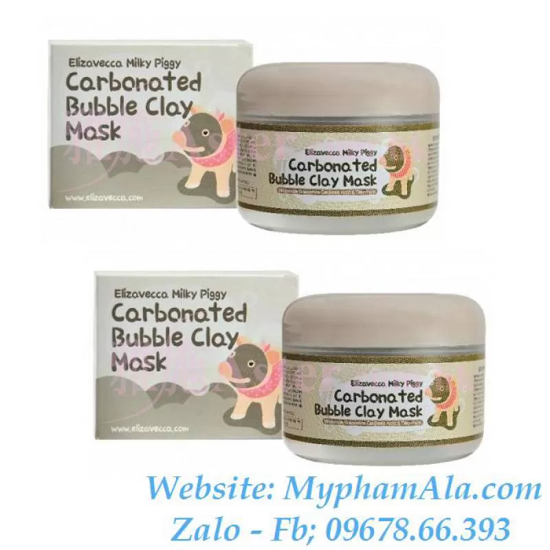 MẶT NẠ THẢI ĐỘC, KHỬ CHÌ BÌ HEO CARBONATED BUBBLE CLAY MASK