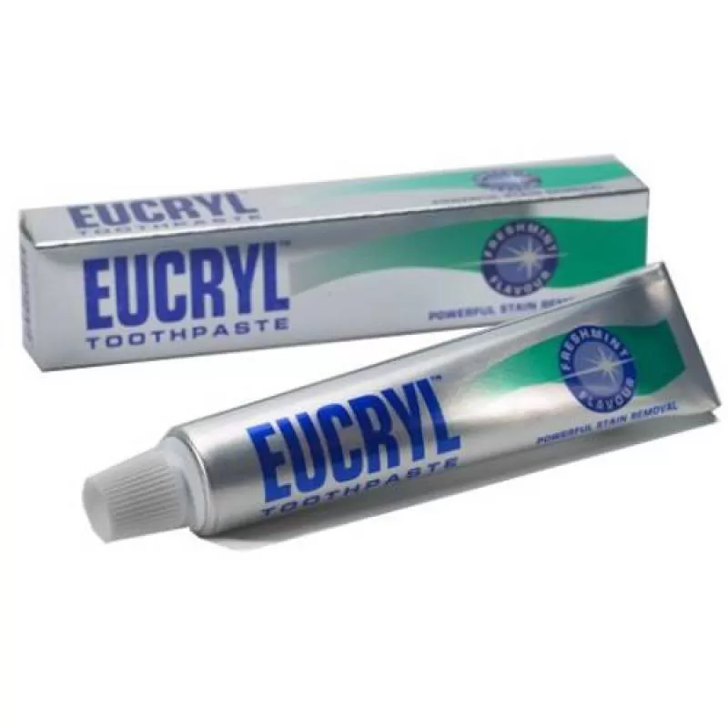 Kem đánh răng tẩy trắng Eucryl Toothpaste Freshmint Flavour