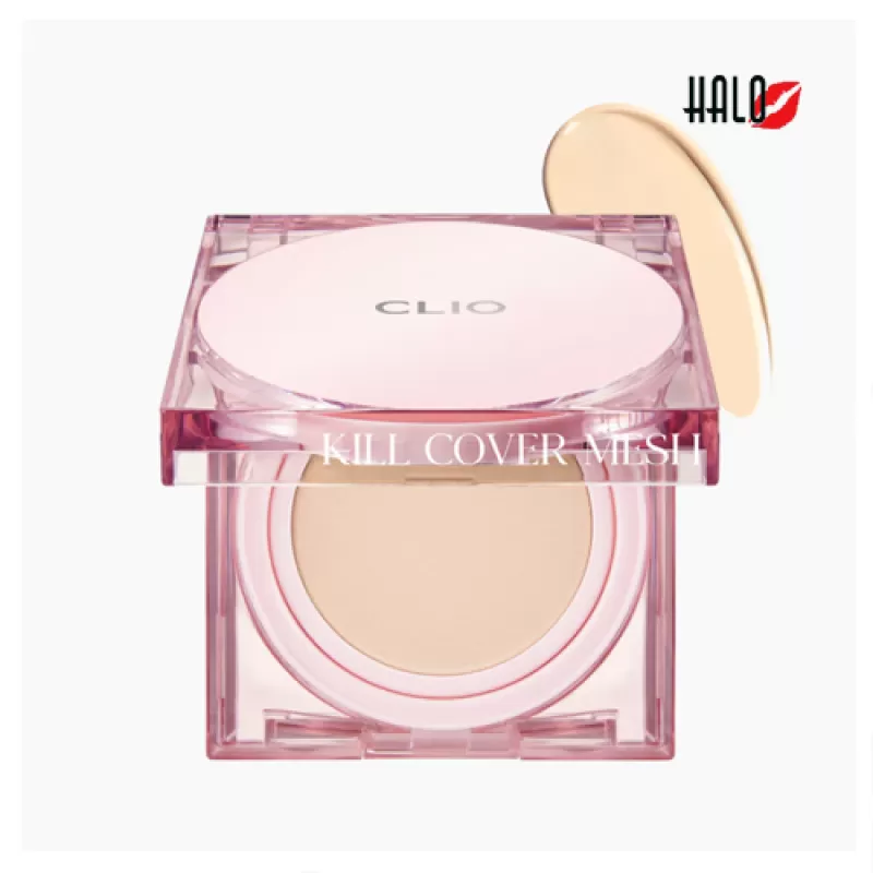 Phấn nước che phủ căng mướt da CLIO Kill Cover Mesh Glow Cushion SPF50 (Kèm lõi thay thế)