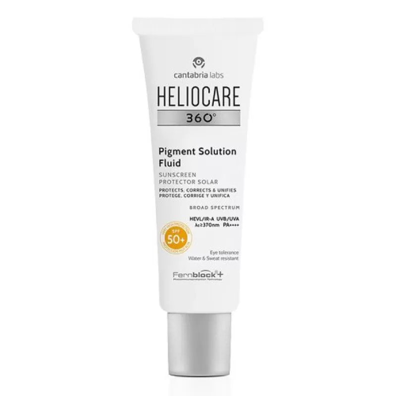 Kem chống nắng Heliocare ngừa tăng sắc tố, đốm nâu 50ml 360° Pigment Solution Fluid SPF 50