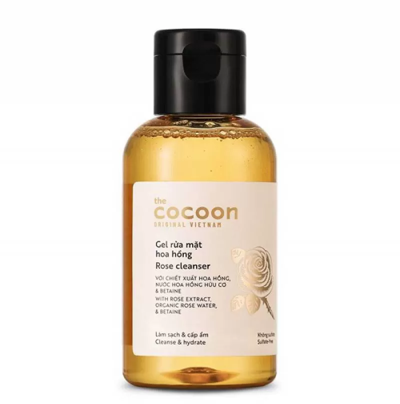 Gel rửa mặt hoa hồng Cocoon