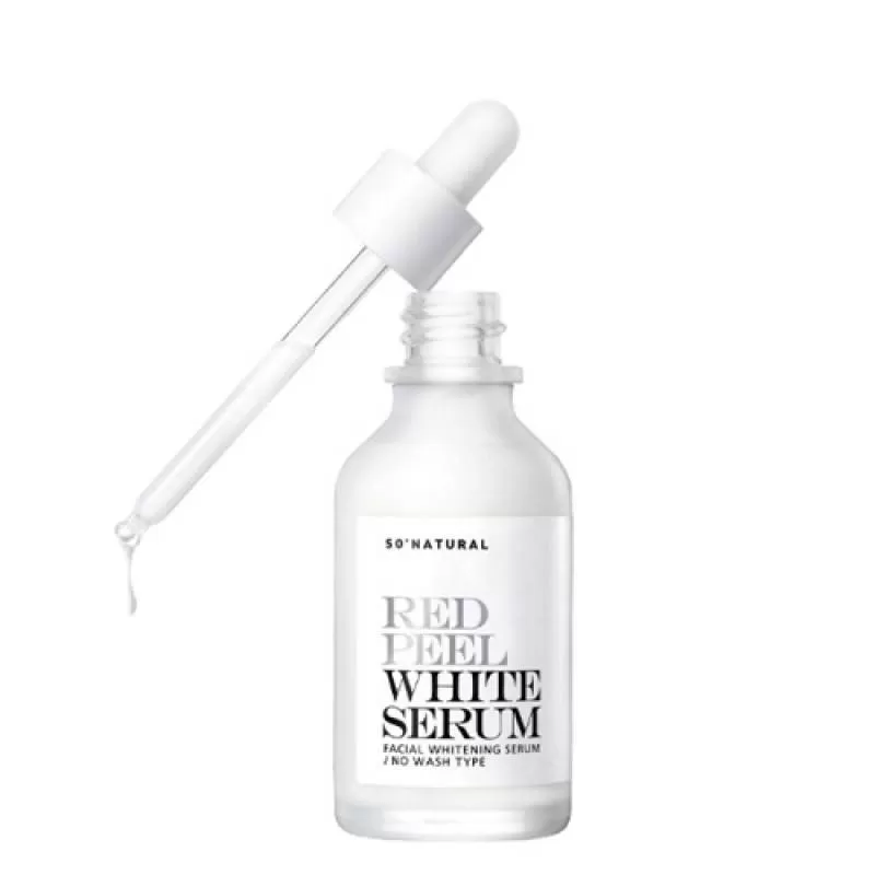 Tinh chất dưỡng trắng, mờ thâm nám So’Natural Red Peel White Serum