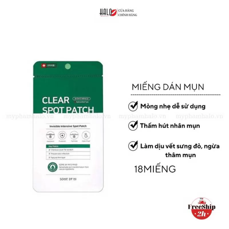 Miếng dán trị mụn Some By Mi Clear Spot Patch