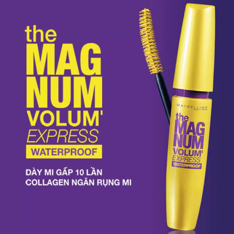 Mascara Maybelline Làm Dày Mi Magnum Volum Express 9.2ml