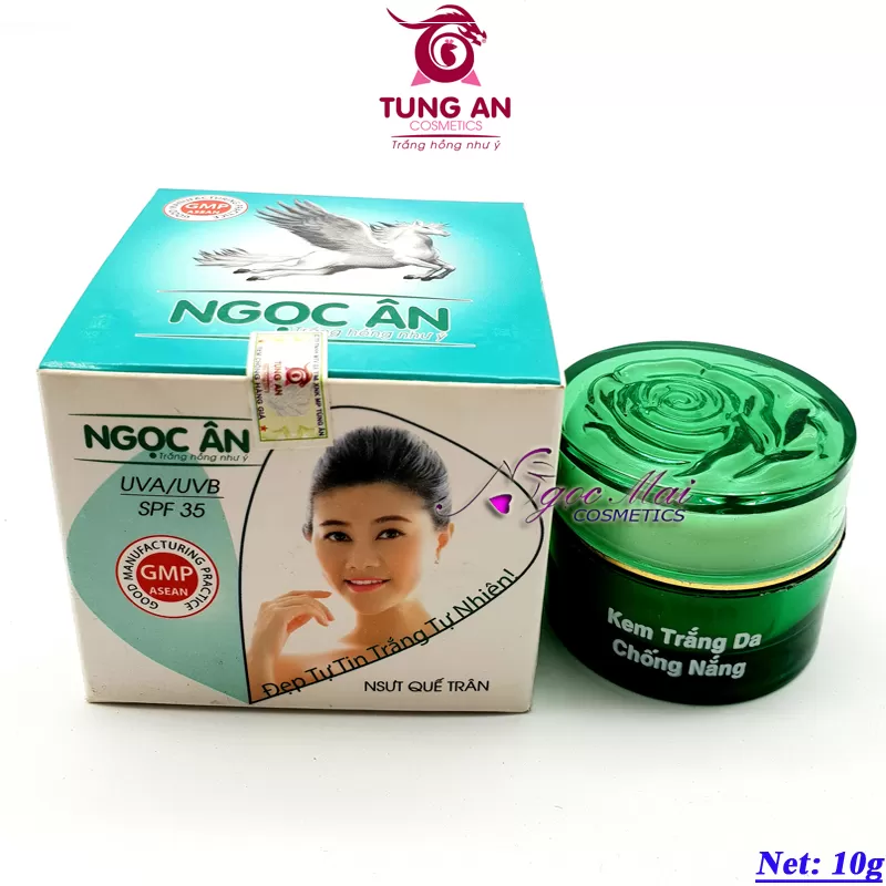 Kem dưỡng trắng da, Chống nắng NGỌC ÂN - 10g