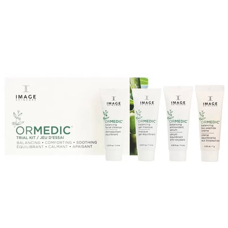 TẶNG QUÀ) Bộ Sản Phẩm Cân Bằng, Làm Dịu, Chống Oxy Hóa Image Skincare Ormedic Trial Kit