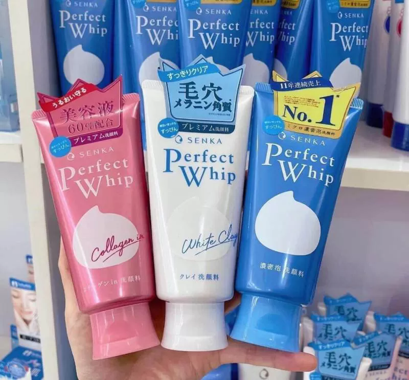 Sữa rửa mặt Senka Perfect Whip Nội Địa Nhật Bản