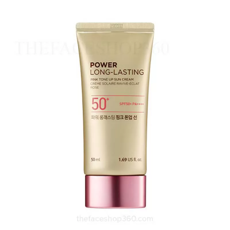Kem chống nắng nâng tone Power Long Lasting Pink Tone Up Sun Cream SPF50+ PA++++ (50ml)