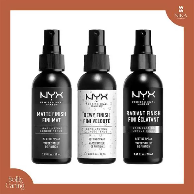 Xịt Khóa Make Up Nyx Finish Setting Spray 60Ml