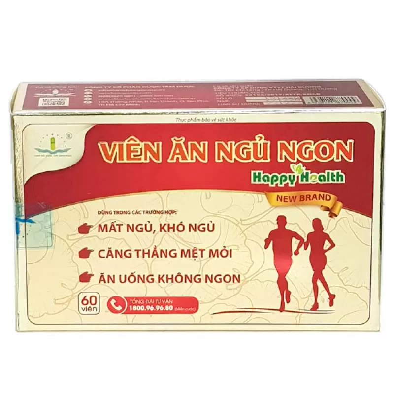 Viên Ăn Ngủ Ngon Happy Health, Giá bao nhiêu, Có tốt không?