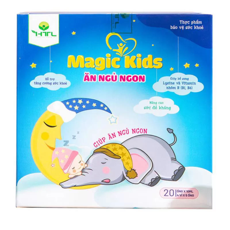 Magic Kids Ăn Ngủ Ngon, hỗ trợ bổ sung Lysine và vitamin nhóm B