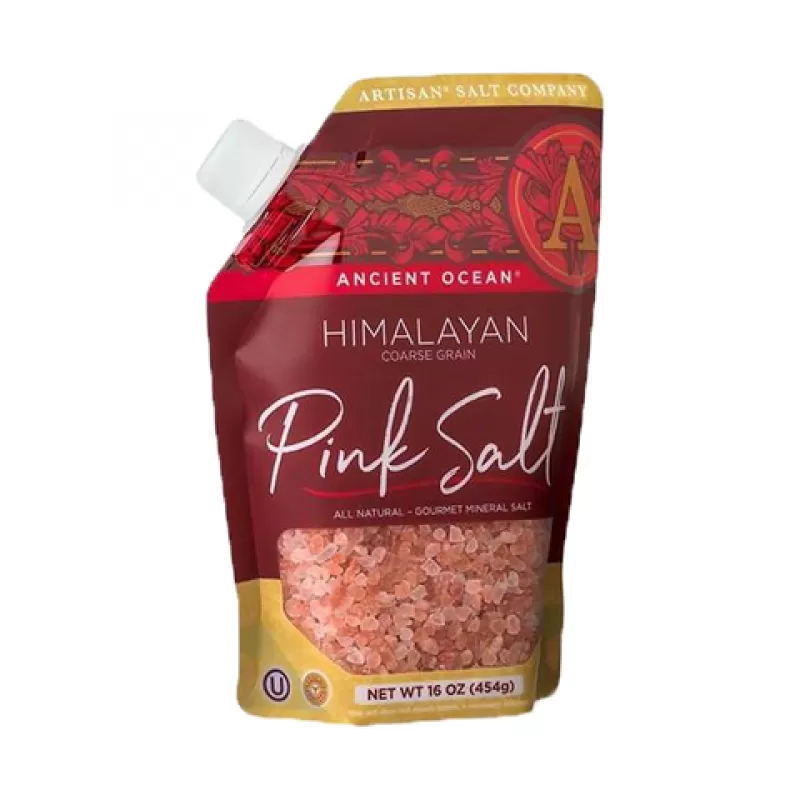 Muối hồng himalaya Artisan hạt thô (454g)