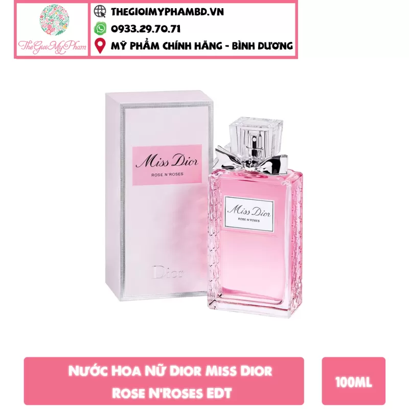 [KTD] Nước Hoa Nữ Dior Miss Dior Rose N'Roses EDT 100ml