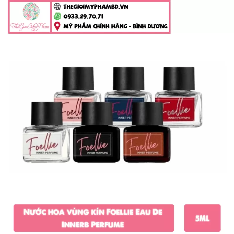 Nước hoa vùng kín Foellie Eau De Innerb Perfume 5ml #Đỏ