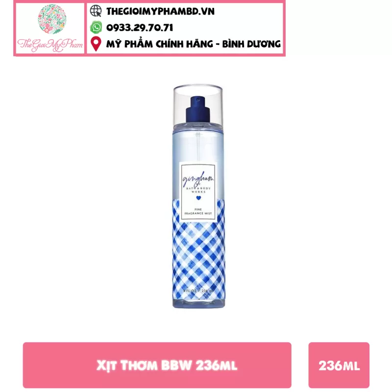 Xịt Thơm Bath and Body Works Fine Fragrance Mist 236ml #Ginghan