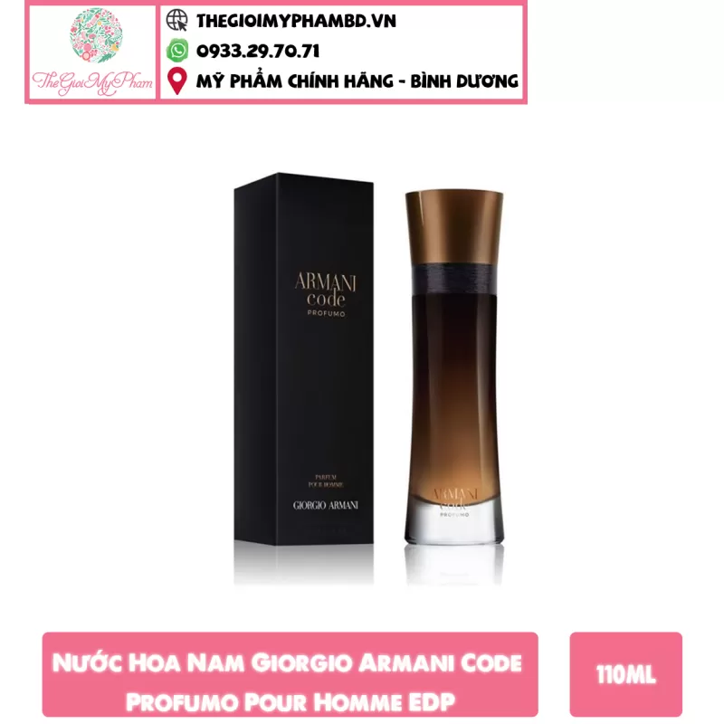 [KTD] Nước Hoa Nam Giorgio Armani Code Profumo Pour Homme EDP 110ml