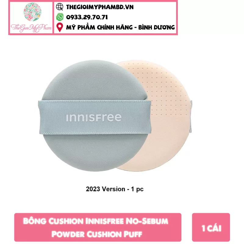 Bông Cushion Innisfree No-Sebum Powder Cushion Puff