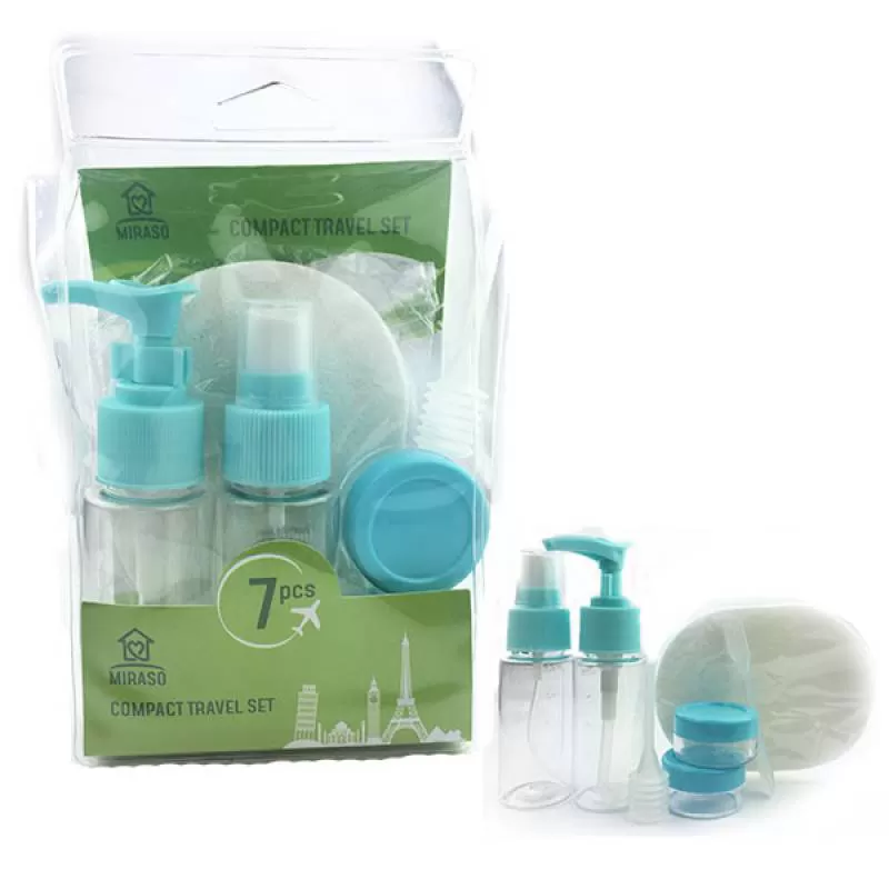 Bộ Chiết Mỹ Phẩm Du Lịch Miraso 7 món - Miraso Compact Travel Set - BanMyPham.VN - Cung cấp mỹ phẩm Mira chính hãng