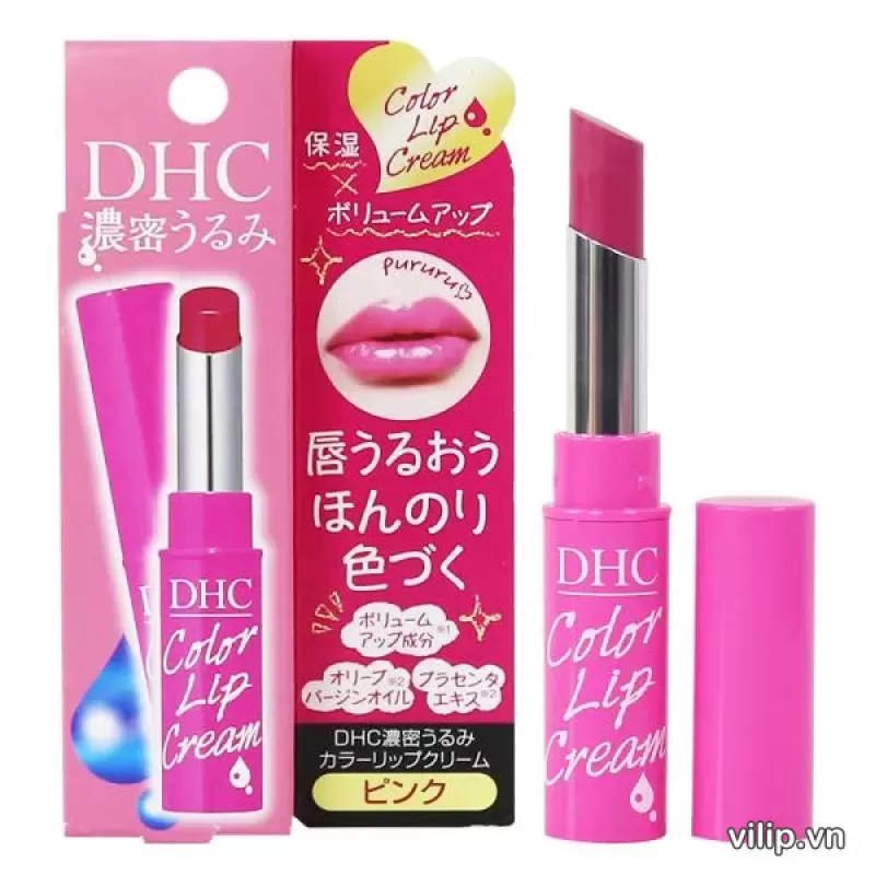 Son Dưỡng DHC Color Lip Cream – Màu Hồng