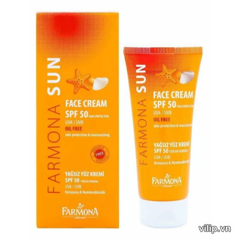 Kem Chống Nắng Farmona Sun SPF 50 Oil Free 50ml