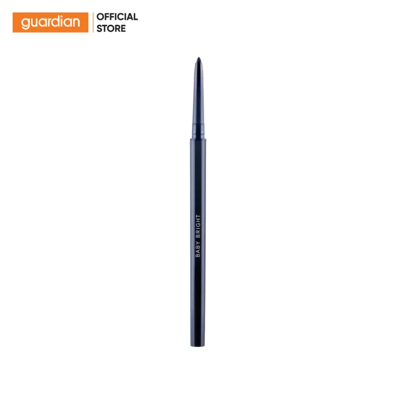 Chì Kẻ Mắt Baby Bright 2 In 1 Tiny & Slim Liner 01 Over Black 0.1Gr