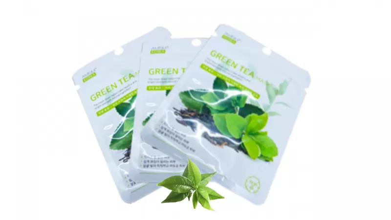 Mặt Nạ Dưỡng Da Trà Xanh Green Tea Mask Amisilk Hàn Quốc