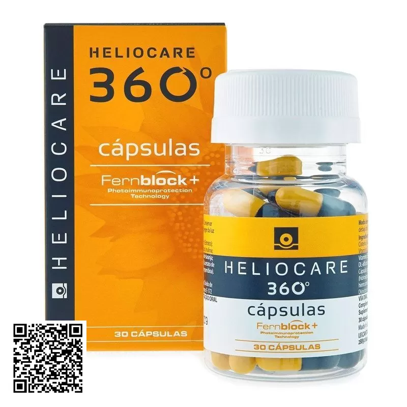 Viên Uống Heliocare 360° Capsules Chống Nắng Của Tây Ban Nha 30 Viên