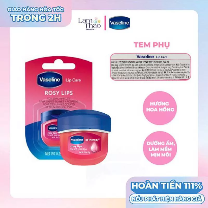 Sáp Dưỡng Mềm Môi Vaseline Lip Therapy