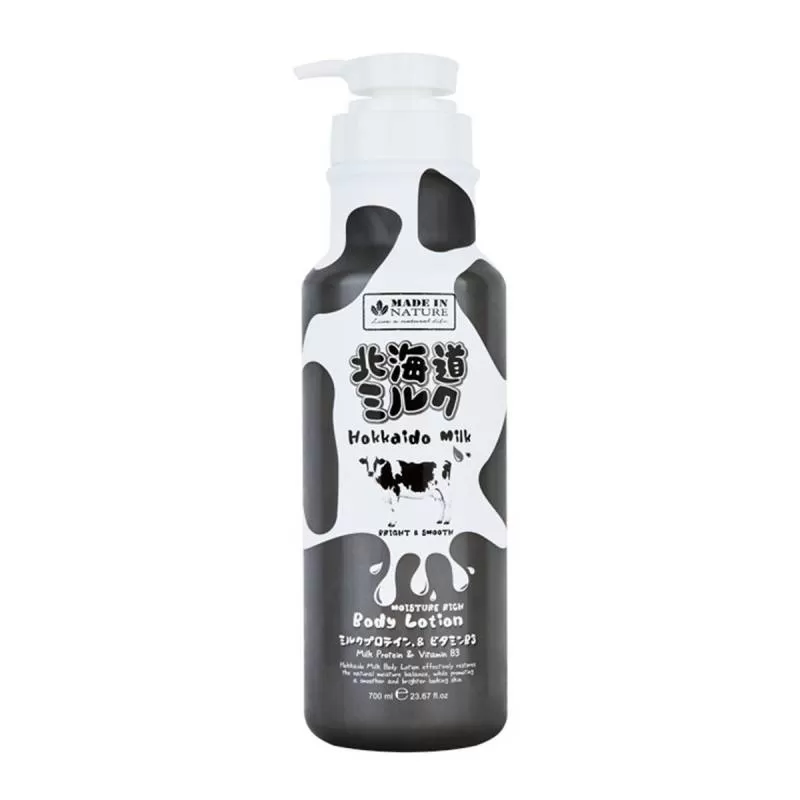 Sữa Dưỡng Thể Dưỡng Ẩm Và Mịn Da Beauty Buffet Made In Nature Hokkaido Milk Moisture Rich Body Lotion