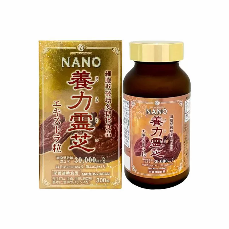 Nấm linh chi đỏ Nichiei Bussan Nourishing Reishi 300 viên (Nội địa Nhật Bản)