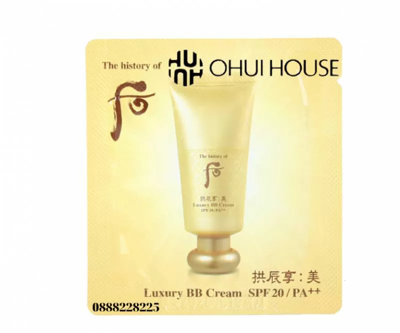 Sample Kem BB trang điểm cao cấp Whoo Luxury BB SPF20 PA++