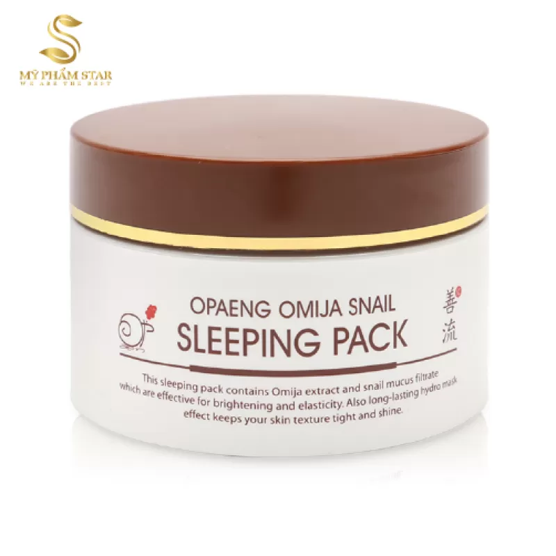 Mặt nạ ngủ Opaeng Omija Snail Sleeping Pack 100ml