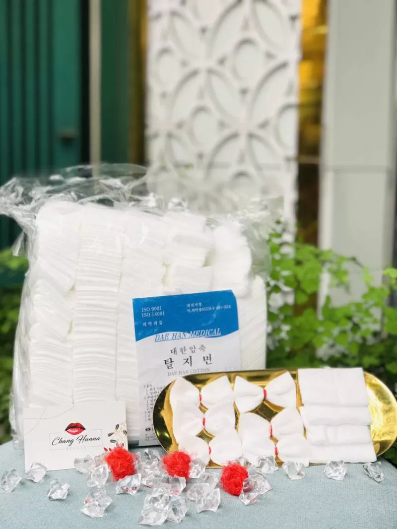 Bông Tẩy Trang Dae Han Cotton Hàn Quốc 100% Cotton