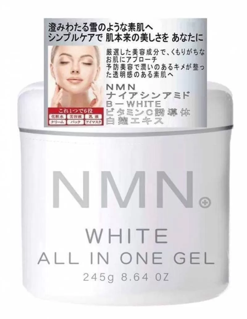 Kem dưỡng da chống lão hoá NMN White All In One Gel Nhật Bản