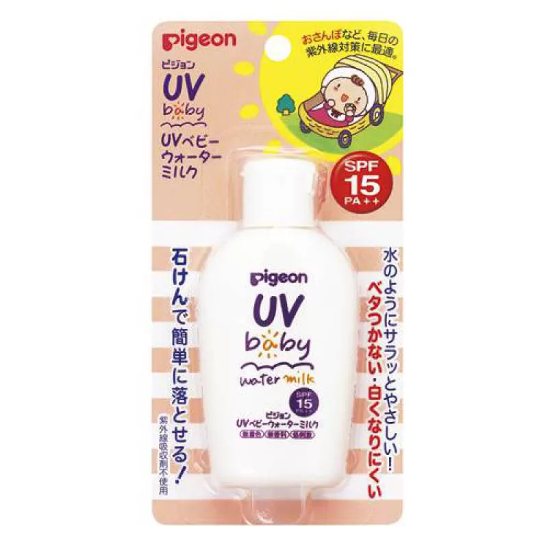 Kem chống nắng cho bé Pigeon UV Baby Water Milk SPF 15/PA+++