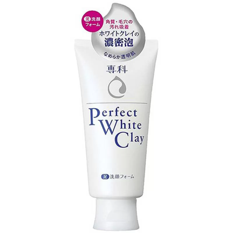 Sữa rửa mặt Shiseido Senka Perfect White Clay được chiết xuất từ đất sét trắng 120G