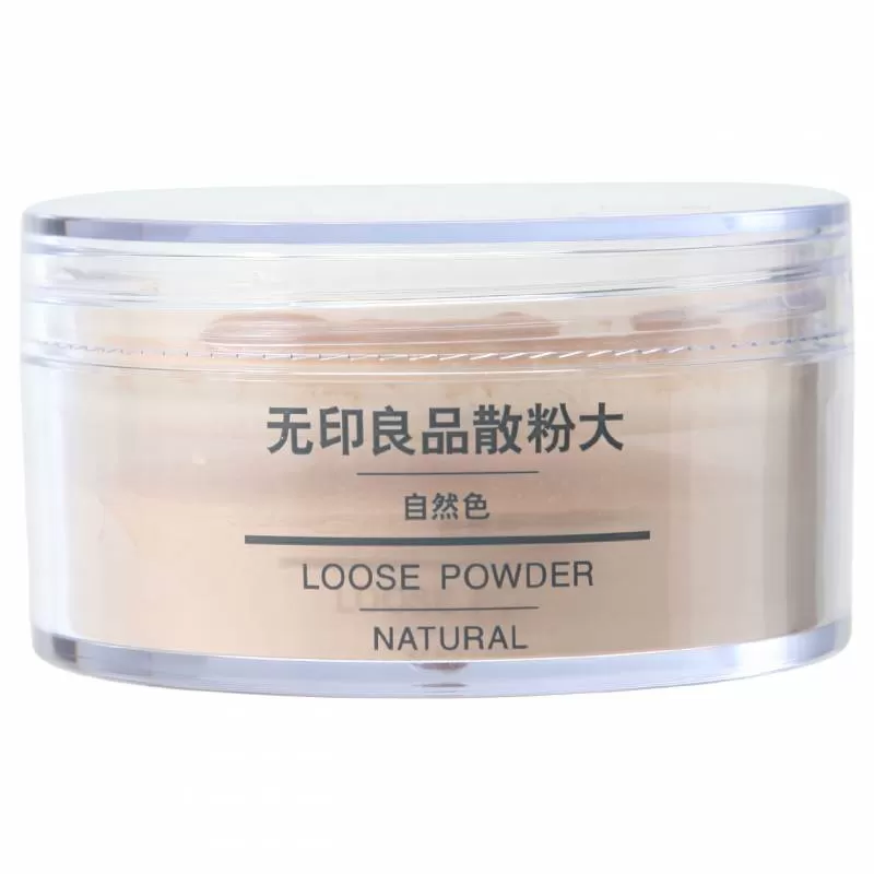 Phấn phủ Muji Loose Powder Natural & Pearl Natural Nhật Bản dạng bột