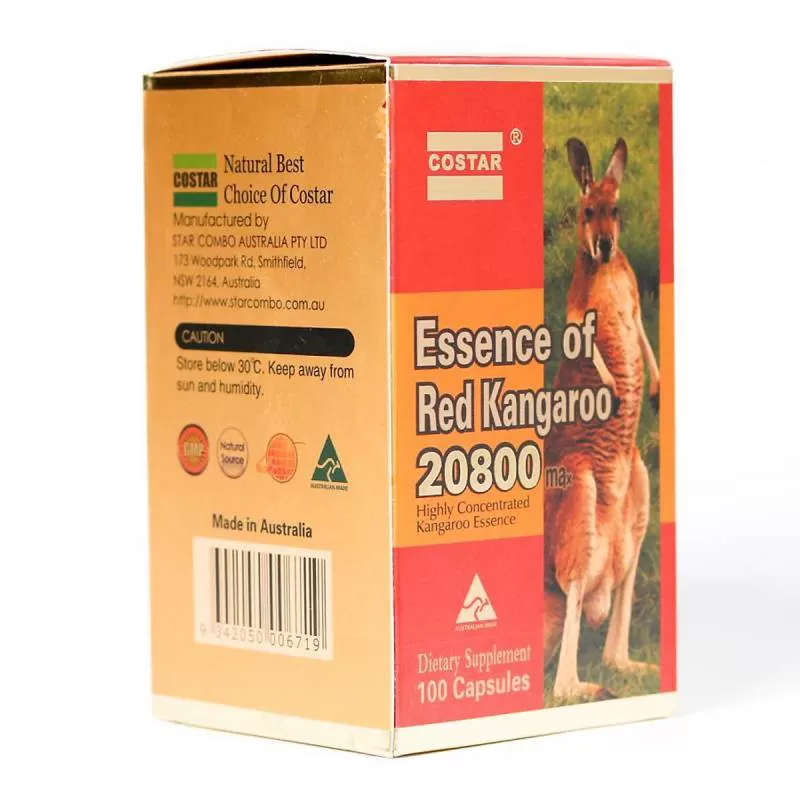 Viên uống tăng cường sinh lý Kangaroo Costar Essence of Red 20800 max ÚC