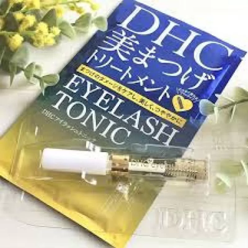 Dưỡng mi DHC Eyelash tonic Nhật Bản - Nuôi dưỡng lông mi dài và dày, cong, mượt