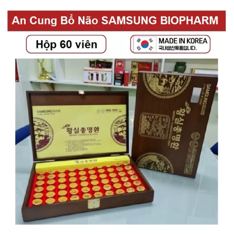 An Cung Imperial Chongmyeong Hwan – Hoạt Huyết Hoàng Gia Hàn Quốc (Hộp 60 viên x 3,75g)